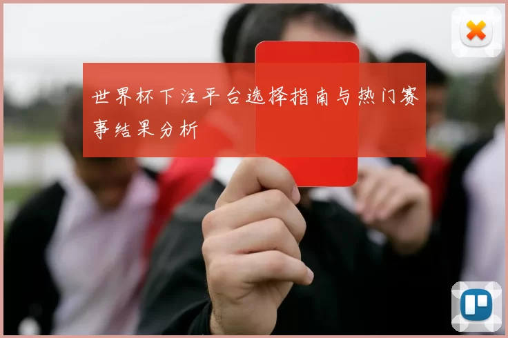 世界杯下注平台选择指南与热门赛事结果分析