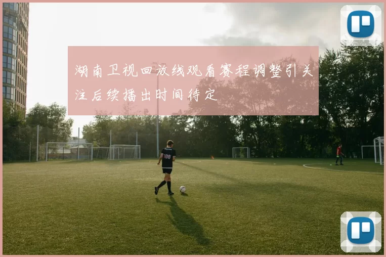 湖南卫视回放线观看赛程调整引关注后续播出时间待定